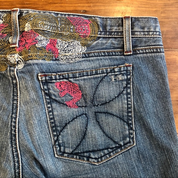 Habitual denim shorts. great emboldened details - Picture 4 of 6